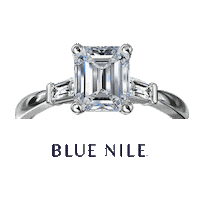 bluenilediamond diamond ring halo diamonds Sticker