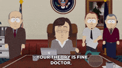 speech desk GIF by South Park 