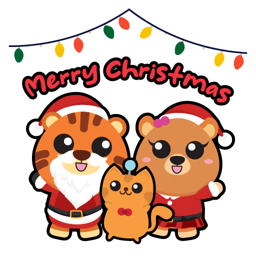 Santa Terrythetiger Sticker by BerjayaTimesSquare