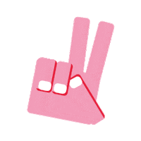 Pink Hand Sticker by HavasMediaGermany