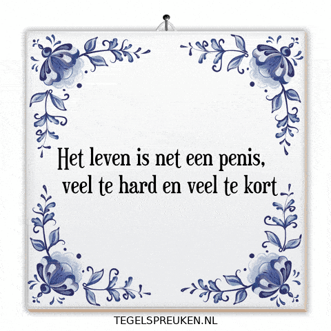 Troost Genieten GIF by Tegelspreuken.nl