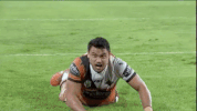 celebrate david nofoaluma GIF by Wests Tigers