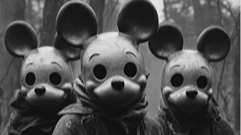 Black And White Glitch GIF