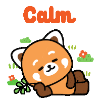 Happy Red Panda Sticker by PlayDappTown