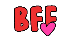 Best Friends Valentines Sticker by Poppy Deyes