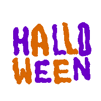 Art Halloween Sticker