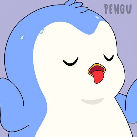 Summer Sweating GIF by Pudgy Penguins
