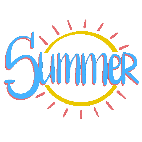 Pink Summer Sticker
