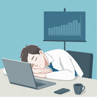 Greeting Cards Sleeping GIF by sendwishonline.com