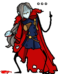 Kendrels help drunk adventure vampire Sticker