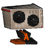 American Vintage Sticker by Alloyworks