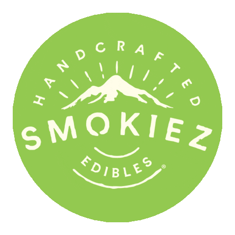 smokiez eat your greens smokiez smokiez edibles smokiez handcrafted Sticker