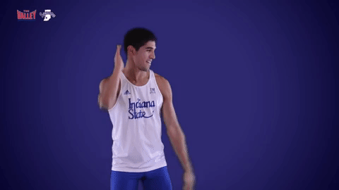 indiana state mvc GIF by Missouri Valley Conference