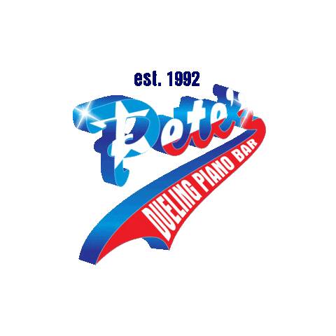 petesduelingpianobar giphyupload petes petesduelingpianobar party at petes Sticker