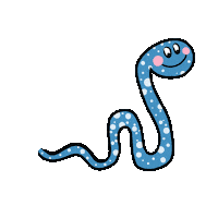 Snake Doodle Sticker by Kinder Bueno Russia