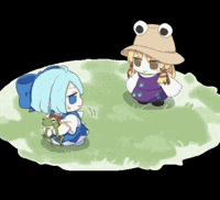Frog Suwako GIF