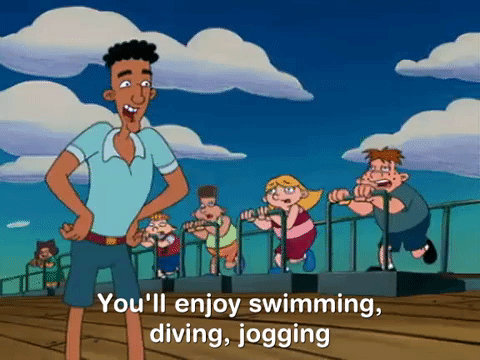 hey arnold nicksplat GIF