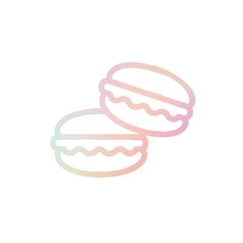 Pasteleria Macarons Sticker