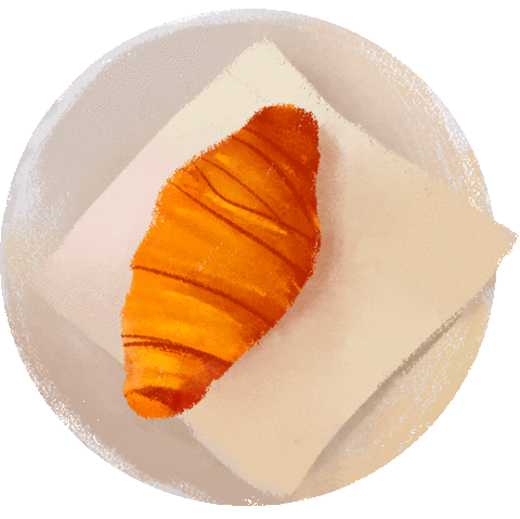 Breakfast Pain Sticker