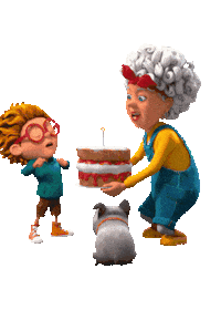 Awkward Happy Birthday Sticker