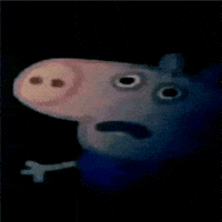 Scared Peppa Pig GIF