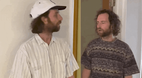 Kyle Mooney Kiss GIF by Saturday Night Live