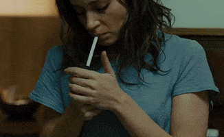 Emily Blunt Cig GIF