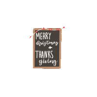 Christmas Thanksgiving Sticker