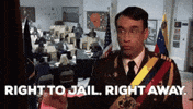 Parks And Recreation Jail GIF