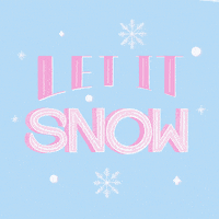 Let It Snow Christmas GIF