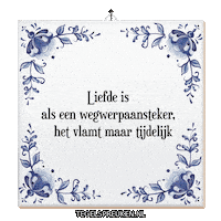 Hart Nl Sticker by Tegelspreuken.nl