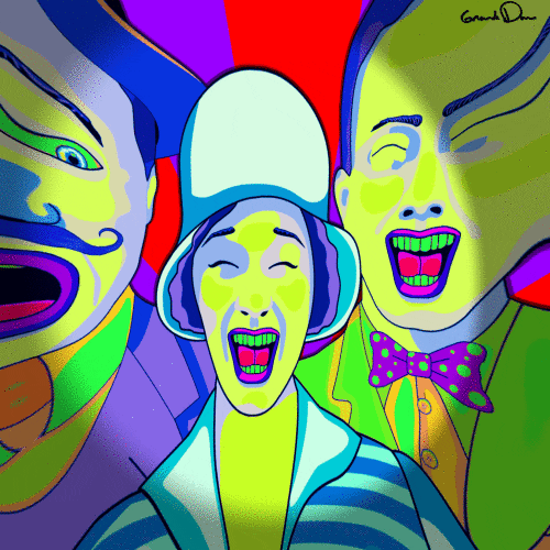 happy ha ha ha GIF by Grande Dame