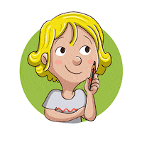 EvaRami thinking oliver niño pensando Sticker