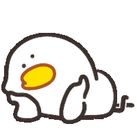 Bored Chick Sticker