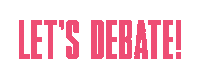 Debate Argue Sticker by SYFY