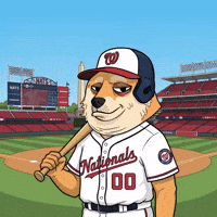 Shiba Inu Baseball GIF by Doge Pound