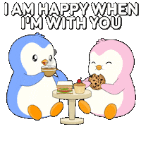I Love You Flirt Sticker by Pudgy Penguins