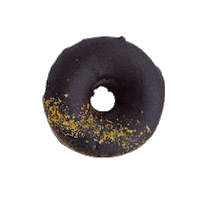 KineticKitchen donut donuts doughnut chocolate orange Sticker