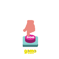 Data Button Sticker by Singtel