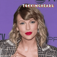 Taylor Swift Reaction GIF by Tokkingheads