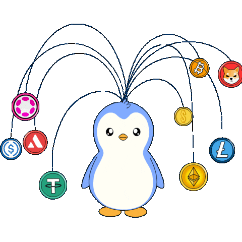 Crypto Penguin Sticker by Pudgy Penguins