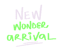 Arrival New Arrivals Sticker by The Wonder Room