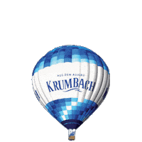 mineralwasser krumbach kißlegg heißluftballon krumbachmineralwasser Sticker