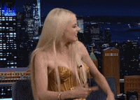Anyataylorjoy GIF by The Tonight Show Starring Jimmy Fallon