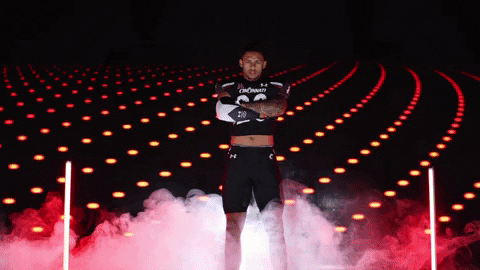 University Of Cincinnati Arms Crossed GIF by Cincinnati Bearcats