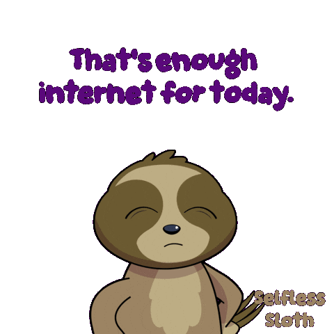 Bad News Sloth Sticker by VeeFriends