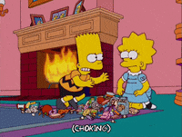 angry bart simpson GIF