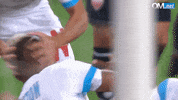 goal clinton GIF by Olympique de Marseille