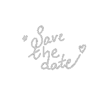 Save The Date Love Sticker