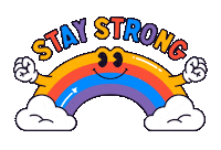 Rainbow Love Sticker by Mat Voyce